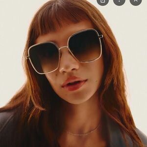 Quay 5th Avenue Oversized Square Sunglasses